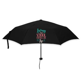 Conseiller scolaire vivant cela - Parapluie standard - noir - Devant