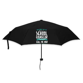 School Counselor Dad Some People - Regenschirm (klein) - Schwarz - Vorne
