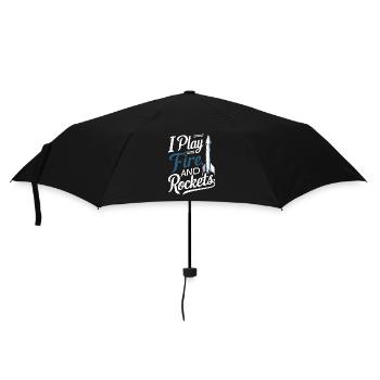 Modèles réduits de fusées amusantes - Parapluie standard - noir - Devant