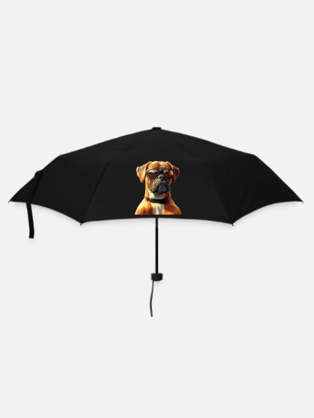 Deutscher Boxer Hunde Boxerverein German Boxer - Regenschirm (klein) - Schwarz