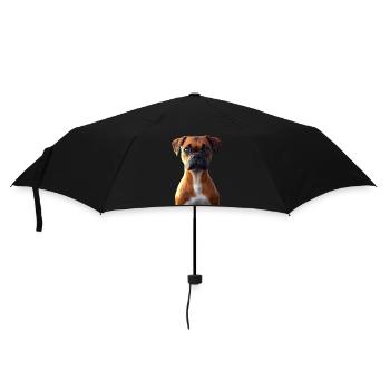 Deutscher Boxer Hunde Boxerverein German Boxer - Regenschirm (klein) - Schwarz - Vorne