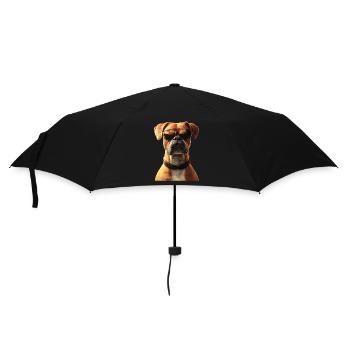 Deutscher Boxer Hunde Boxerverein German Boxer - Regenschirm (klein) - Schwarz - Vorne