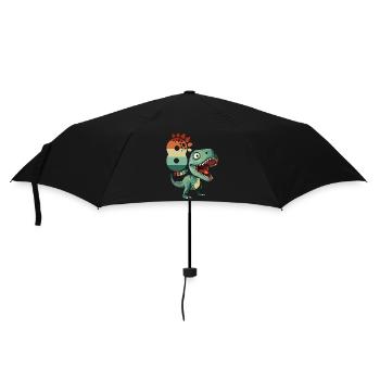 T-Rex Tyrannosaurus 8 ans 8e anniversaire Cadeau - Parapluie standard - noir - Devant