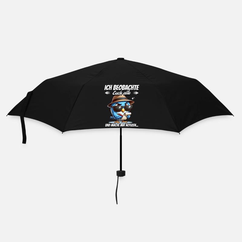 I'm watching you all and taking notes - Umbrella (small) - black