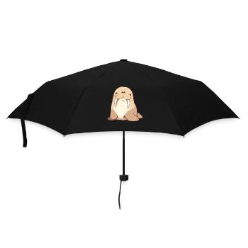 Walrus Walrosse Walross - Umbrella (small) - black - Front