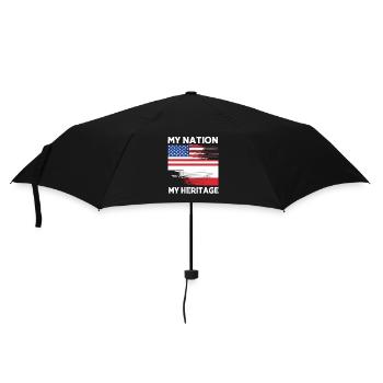 Pologne Polonais - Parapluie standard - noir - Devant