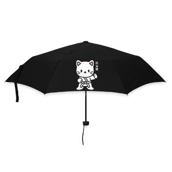 karate - Parapluie standard - noir - Devant