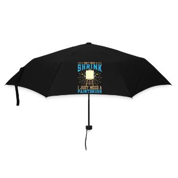 Artiste cool J’ai besoin d’un cadeau de peintre au pinceau - Parapluie standard - noir - Devant