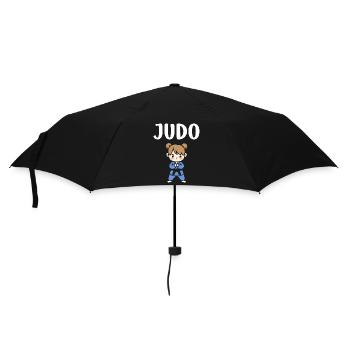 Judo - Regenschirm (klein) - Schwarz - Vorne