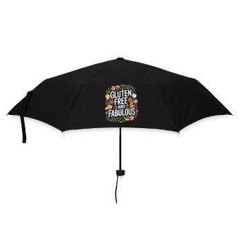 Gluten Free And Fabulous – Gluten Free Living - Umbrella (small) - black - Front