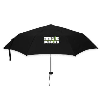 Drôle de joueur de tennis raquette Besties - Parapluie standard - noir - Devant