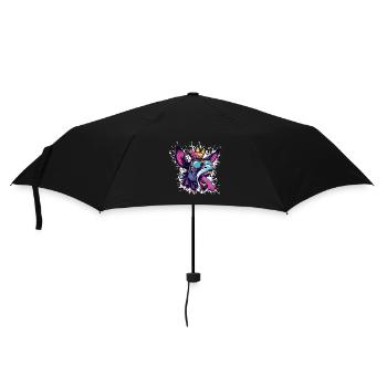 Donkey Comic - Umbrella (small) - black - Front