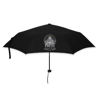 Mythical Norse Goddess Freya Legendary Artwork - Umbrella (small) - black - Front
