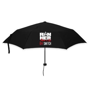 Runner There is no off switch - Umbrella (small) - black - Front