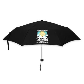 Soap Making Soap Maker - Umbrella (small) - black - Front