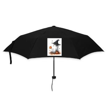 Cadeau d’Halloween Femmes Hommes Enfants Décoration - Parapluie standard - noir - Devant
