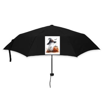 Cadeau d’Halloween Femmes Hommes Enfants Décoration - Parapluie standard - noir - Devant