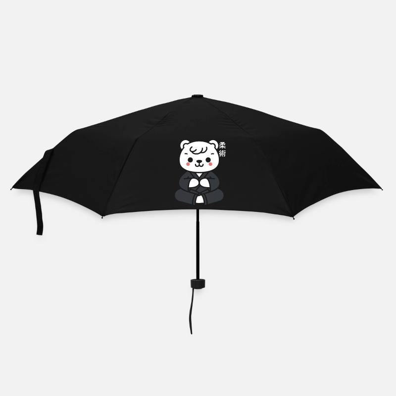 Jiu Jitsu - Regenschirm (klein) - Schwarz