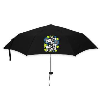 Le tribunal est mon lieu de bonheur - Parapluie standard - noir - Devant
