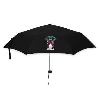 Kamala Harris & Tim Walz 2024 - Childless Cat Lady - Umbrella (small) - black - Front