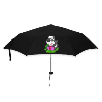 Forfait Noël Skunk - Parapluie standard - noir - Devant