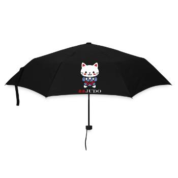 Judo - Regenschirm (klein) - Schwarz - Vorne