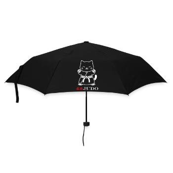 Judo - Regenschirm (klein) - Schwarz - Vorne