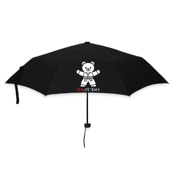 Judo - Regenschirm (klein) - Schwarz - Vorne