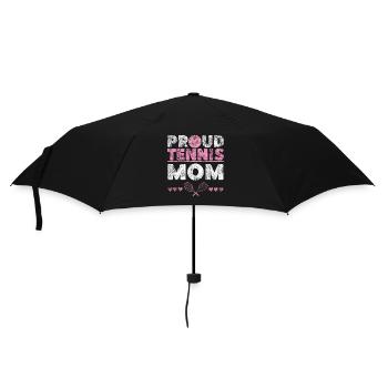 Funny Tennis Player Racket Mom - Umbrella (small) - black - Front