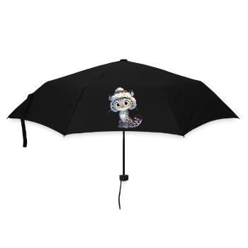 Snow Leopard Schneeleoparde Schneeleopard - Umbrella (small) - black - Front