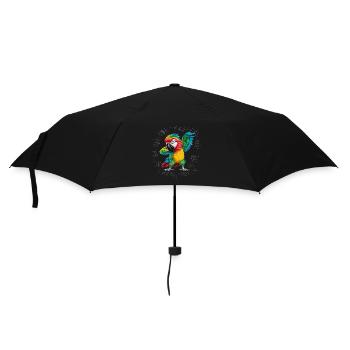 Ara Papagei für einen Vogelliebhaber - Regenschirm (klein) - Schwarz - Vorne