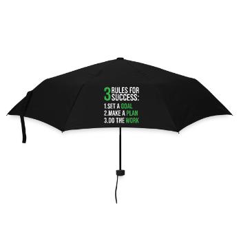 3 rules for success - Umbrella (small) - black - Front