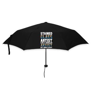 Vitrail artiste Vitrail Art - Parapluie standard - noir - Devant