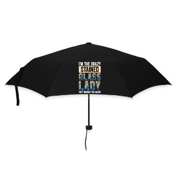 Vitrail artiste Vitrail Art - Parapluie standard - noir - Devant