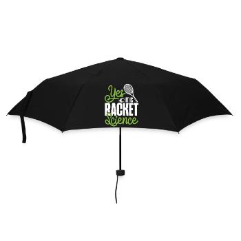 Funny Tennis Player Racket You - Regenschirm (klein) - Schwarz - Vorne