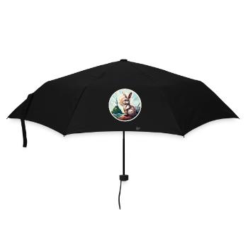 The hare at the lighthouse - Umbrella (small) - black - Front