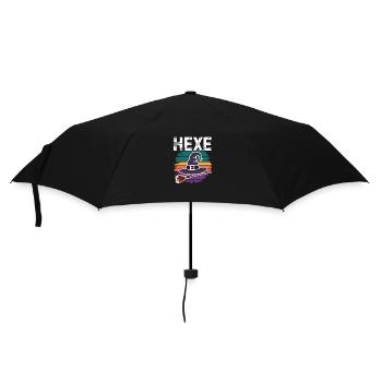 sorcière coucher de soleil design - Parapluie standard - noir - Devant