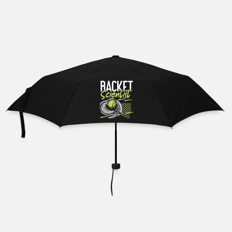 Funny Tennis Player Racket That - Regenschirm (klein) - Schwarz