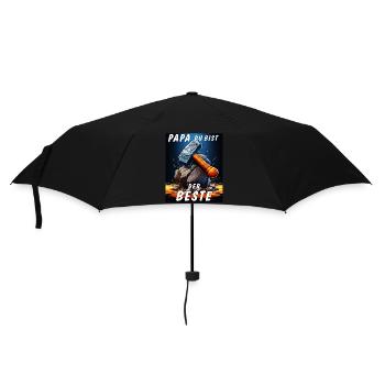 VA-THOR HAMMER PAPA TU ES LE MEILLEUR - Parapluie standard - noir - Devant