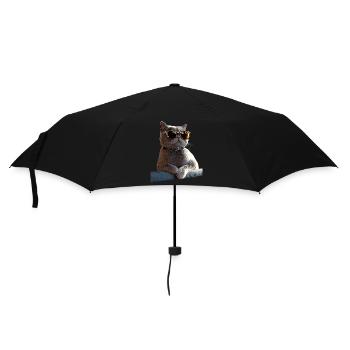 British Shorthair Cat BKH Cat Mom Cute Cats - Umbrella (small) - black - Front