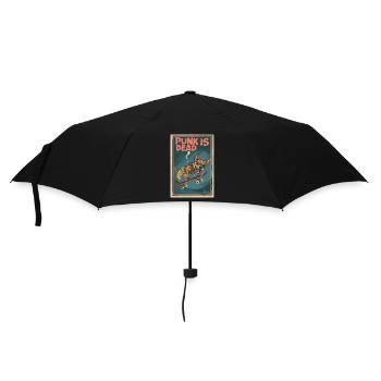 Skateboard Zombie Dog: Punk is Dead - Umbrella (small) - black - Front