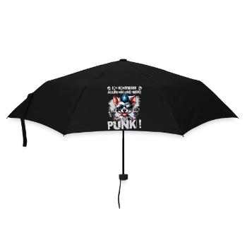 Je m’en fiche - Schmeiss alles hin werd Punk Punkrock - Parapluie standard - noir - Devant