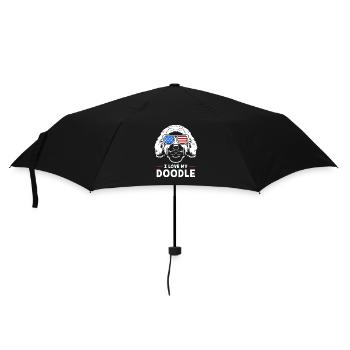 Goldendoodle - Umbrella (small) - black - Front