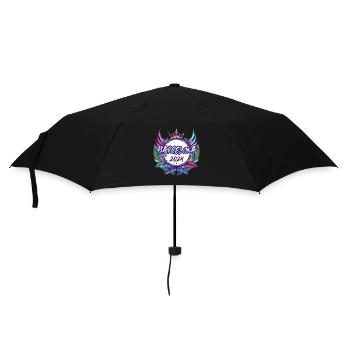 Barcelona 2024 Colorful - Umbrella (small) - black - Front