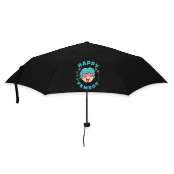Cute Japanese Manga Women Girls Gift Otaku Kawaii - Regenschirm (klein) - Schwarz - Vorne