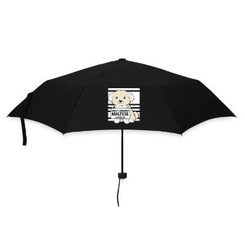 Maltese - Umbrella (small) - black - Front