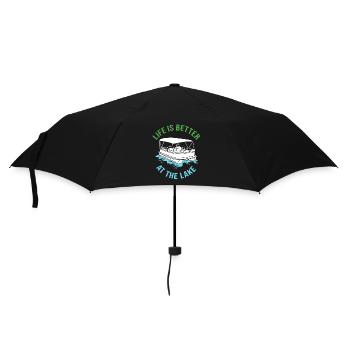 Pontoon Boat Boat Boats - Umbrella (small) - black - Front