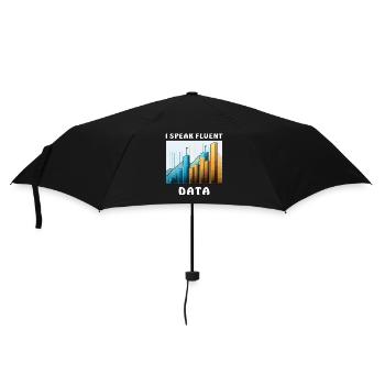 I SPEAK FLUENT DATA - Umbrella (small) - black - Front