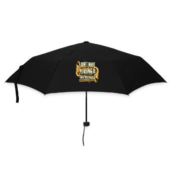 Ich mache keine Fehler, wenn ich ein Euphonium spiele - Regenschirm (klein) - Schwarz - Vorne