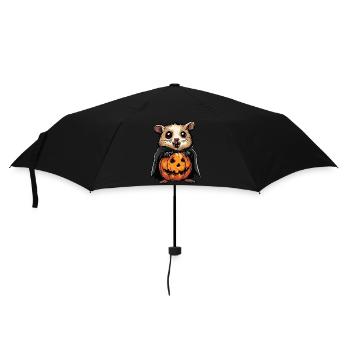 Hamster Halloween Funny Zombie - Umbrella (small) - black - Front